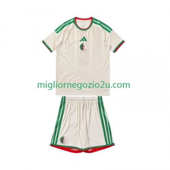 Maglia Algeria Bambino Casa Divisa 2026 Manica Corta