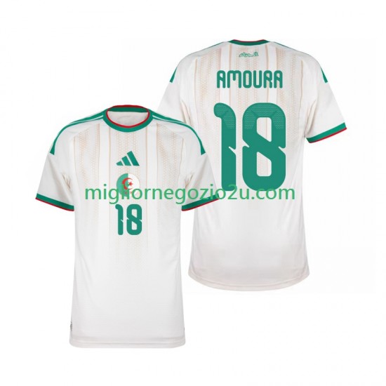 Maglia Algeria Mohamed Amoura 18 Uomo Casa Divisa 2026 Manica Corta