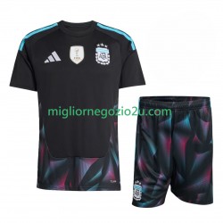 Maglia Argentina Portiere Bambino Casa Divisa Mondiali 2026 Manica Corta