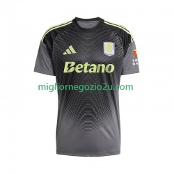 Maglia Aston Villa Portiere Uomo Casa Divisa 2025-2026 Manica Corta