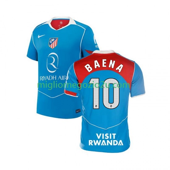 Maglia Atlético Madrid Alex Baena 10 Uomo Terza Divisa 2025-2026 Manica Corta