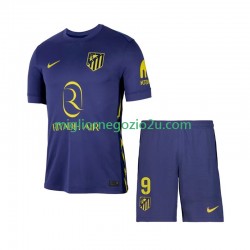 Maglia Atlético Madrid Alexander Sorloth 9 Bambino Trasferta Divisa 2025-2026 Manica Corta