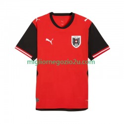 Maglia Austria Uomo Casa Divisa Mondiali 2026 Manica Corta
