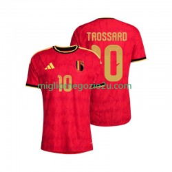 Maglia Belgio Leandro Trossard 10 Uomo Casa Divisa Mondiali 2026 Manica Corta
