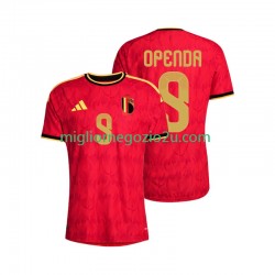 Maglia Belgio Openda 9 Uomo Casa Divisa Mondiali 2026 Manica Corta
