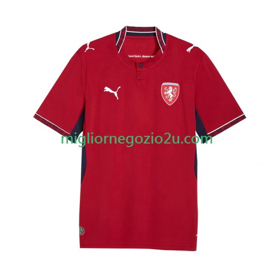 Maglia Repubblica Ceca Uomo Casa Divisa 2026 Manica Corta