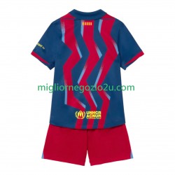 Maglia FC Barcelona Bambino Quarta Divisa 2025-2026 Manica Corta