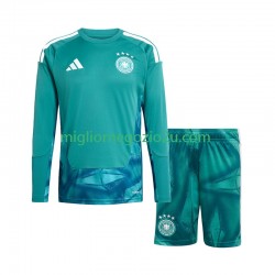 Maglia Germania Portiere Bambino Casa Divisa Mondiali 2026 Manica Lunga