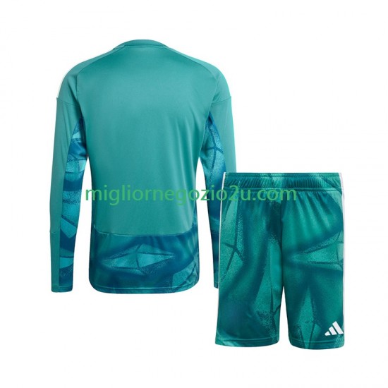 Maglia Germania Portiere Bambino Casa Divisa Mondiali 2026 Manica Lunga