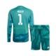 Maglia Germania Manuel Neuer 1 Portiere Bambino Casa Divisa Mondiali 2026 Manica Lunga