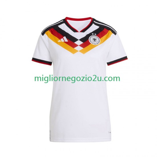 Maglia Germania Donna Casa Divisa Mondiali 2026 Manica Corta