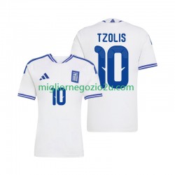 Maglia Grecia Christos Tzolis 10 Uomo Casa Divisa 2026 Manica Corta