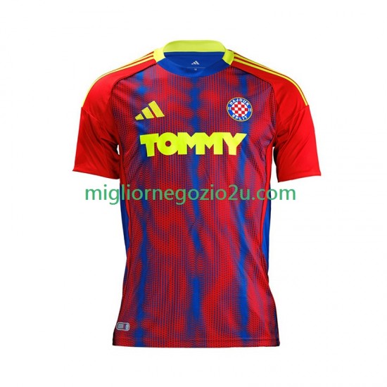 Maglia Hajduk Split Uomo Trasferta Divisa 2025-2026 Manica Corta