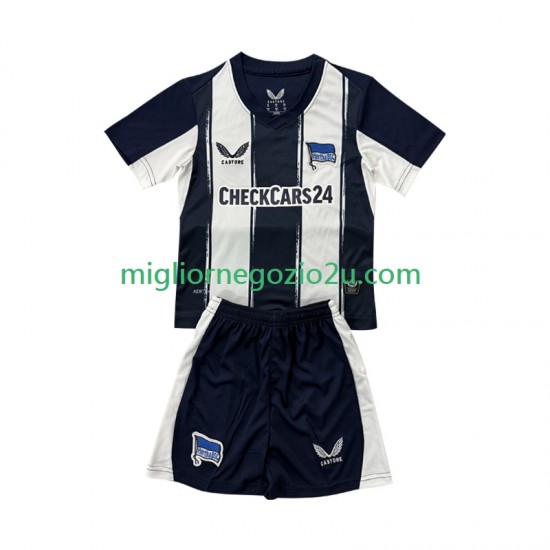 Maglia Hertha BSC Bambino Casa Divisa 2025-2026 Manica Corta