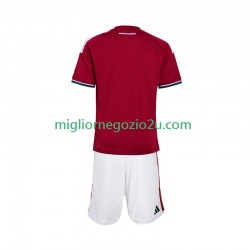 Maglia Ungheria Bambino Casa Divisa Mondiali 2026 Manica Corta
