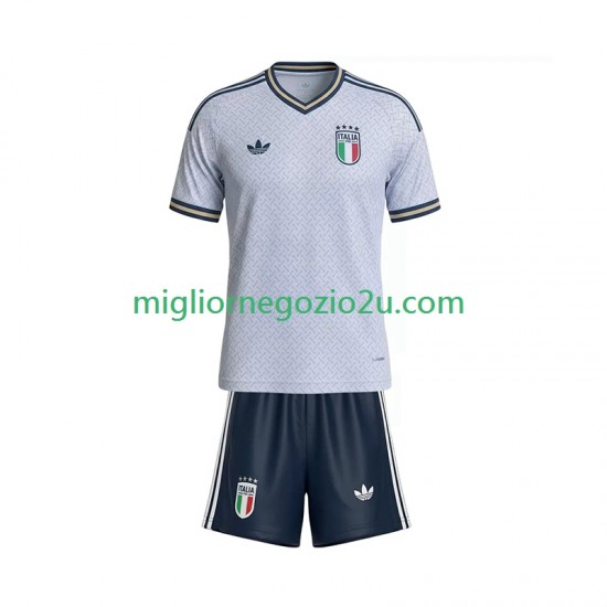 Maglia Italia Bambino Trasferta Divisa 2026 Manica Corta