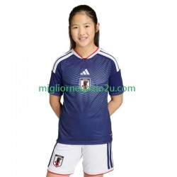 Maglia Giappone Bambino Casa Divisa Mondiali 2026 Manica Corta