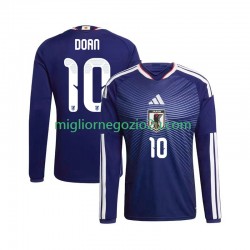 Maglia Giappone Ritsu Doan 10 Uomo Casa Divisa Mondiali 2026 Manica Lunga