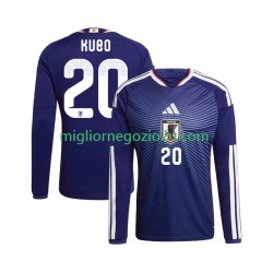 Maglia Giappone Kubo 20 Uomo Casa Divisa Mondiali 2026 Manica Lunga