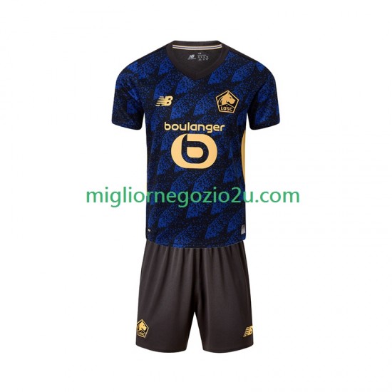 Maglia LOSC Lille Bambino Terza Divisa 2025-2026 Manica Corta
