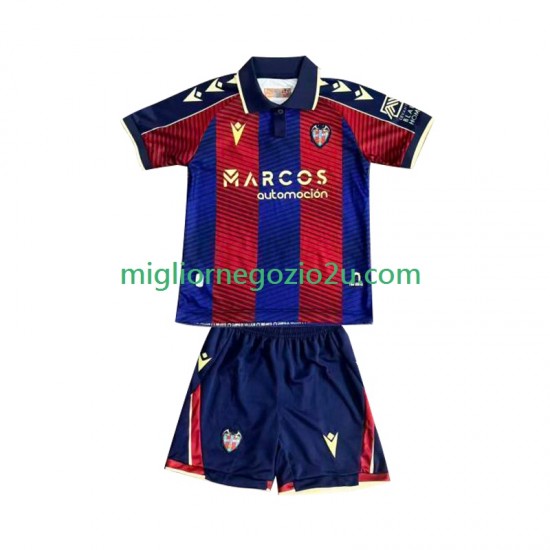 Maglia Levante Bambino Casa Divisa 2025-2026 Manica Corta
