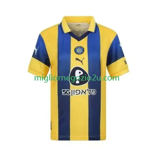Maglia Maccabi Tel Aviv Uomo Casa Divisa 2025-2026 Manica Corta