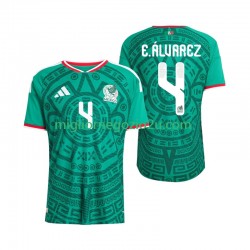 Maglia Messico Edson Alvarez 4 Uomo Casa Divisa Mondiali 2026 Manica Corta