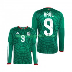 Maglia Messico Raul Jimenez 9 Uomo Casa Divisa Mondiali 2026 Manica Lunga