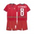 Maglia Portogallo Bruno Fernandes 8 Bambino Casa Divisa Mondiali 2026 Manica Corta