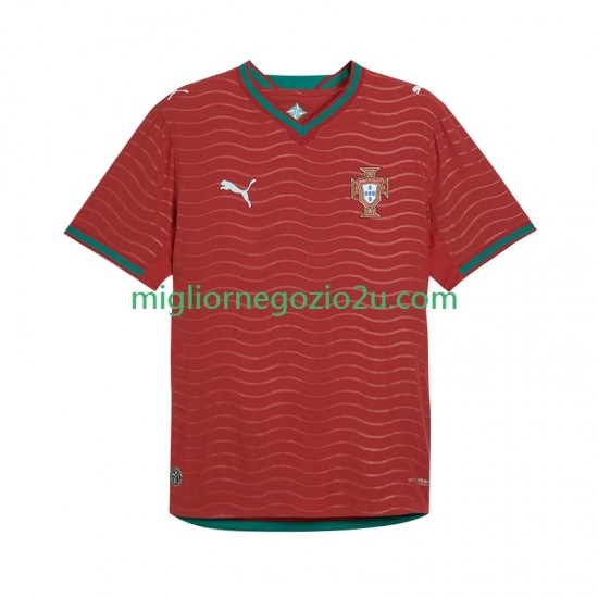 Maglia Portogallo Uomo Casa Divisa Mondiali 2026 Manica Corta