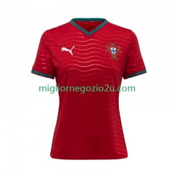 Maglia Portogallo Donna Casa Divisa Mondiali 2026 Manica Corta