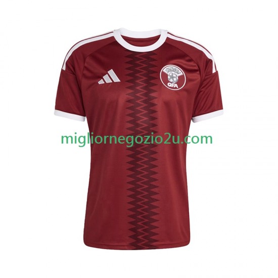 Maglia Qatar Uomo Casa Divisa 2026 Manica Corta