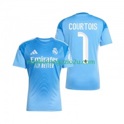 Maglia Real Madrid Thibaut Courtois 1 Portiere Uomo Casa Divisa 2025-2026 Manica Corta
