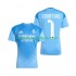 Maglia Real Madrid Thibaut Courtois 1 Portiere Uomo Casa Divisa 2025-2026 Manica Corta