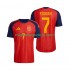Maglia Spagna Ferran Torres 7 Uomo Casa Divisa Mondiali 2026 Manica Corta