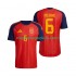 Maglia Spagna Mikel Merino 6 Uomo Casa Divisa Mondiali 2026 Manica Corta