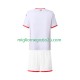 Maglia Tunisia Bambino Trasferta Divisa 2025 Manica Corta