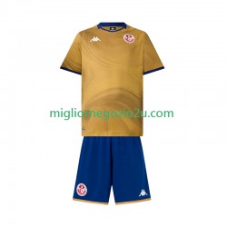 Maglia Tunisia Bambino Terza Divisa 2025 Manica Corta