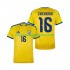 Maglia Ucraina Oleksandr Zinchenko 16 Uomo Casa Divisa Mondiali 2026 Manica Corta
