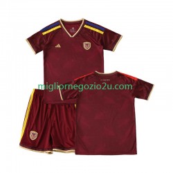Maglia Venezuela Bambino Casa Divisa 2026 Manica Corta