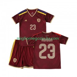 Maglia Venezuela Salomon Rondon 23 Bambino Casa Divisa 2026 Manica Corta