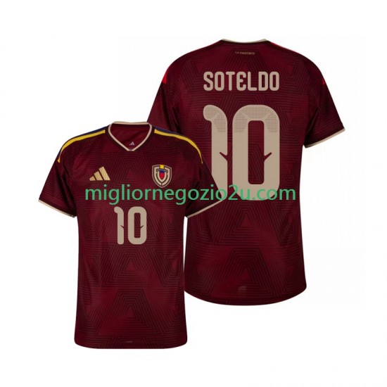 Maglia Venezuela Yeferson Soteldo 10 Uomo Casa Divisa 2026 Manica Corta
