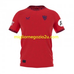 Maglia Sevilla FC Uomo Trasferta Divisa 2024-2025 Manica Corta