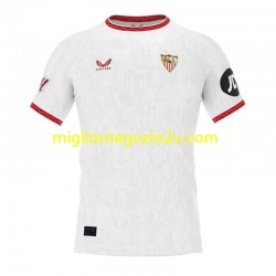 Maglia Sevilla FC Uomo Casa Divisa 2024 Manica Corta
