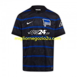 Maglia Hertha BSC Uomo Trasferta Divisa 2024-2025 Manica Corta