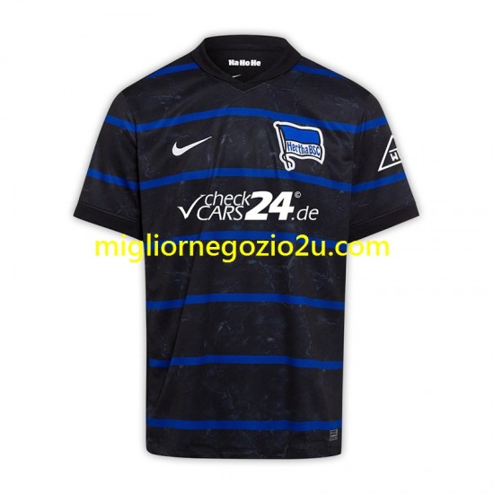Maglia Hertha BSC Uomo Trasferta Divisa 2024-2025 Manica Corta