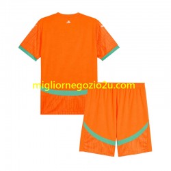 Maglia Costa d'Avorio Bambino Casa Divisa 2025 Manica Corta