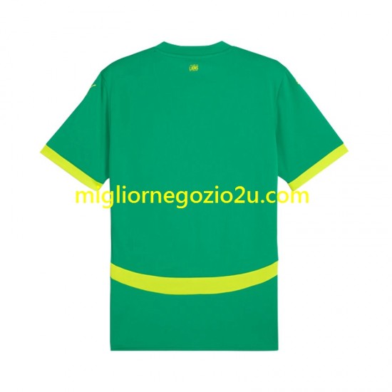 Maglia Senegal Uomo Trasferta Divisa 2025 Manica Corta