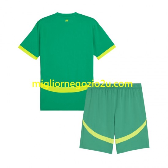 Maglia Senegal Bambino Trasferta Divisa 2025 Manica Corta