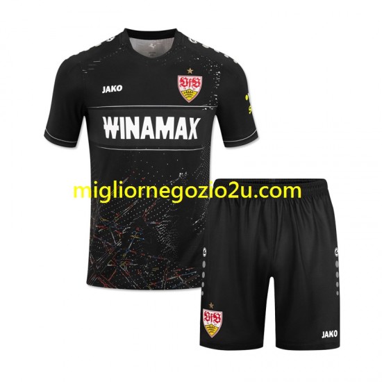 Maglia VfB Stuttgart Bambino Terza Divisa 2024-2025 Manica Corta